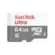 SanDisk Ultra 64GB Class-10 100mbps Micro SDXC UHS-I Memory Card (SDSQUNR-064G-GN3MN)